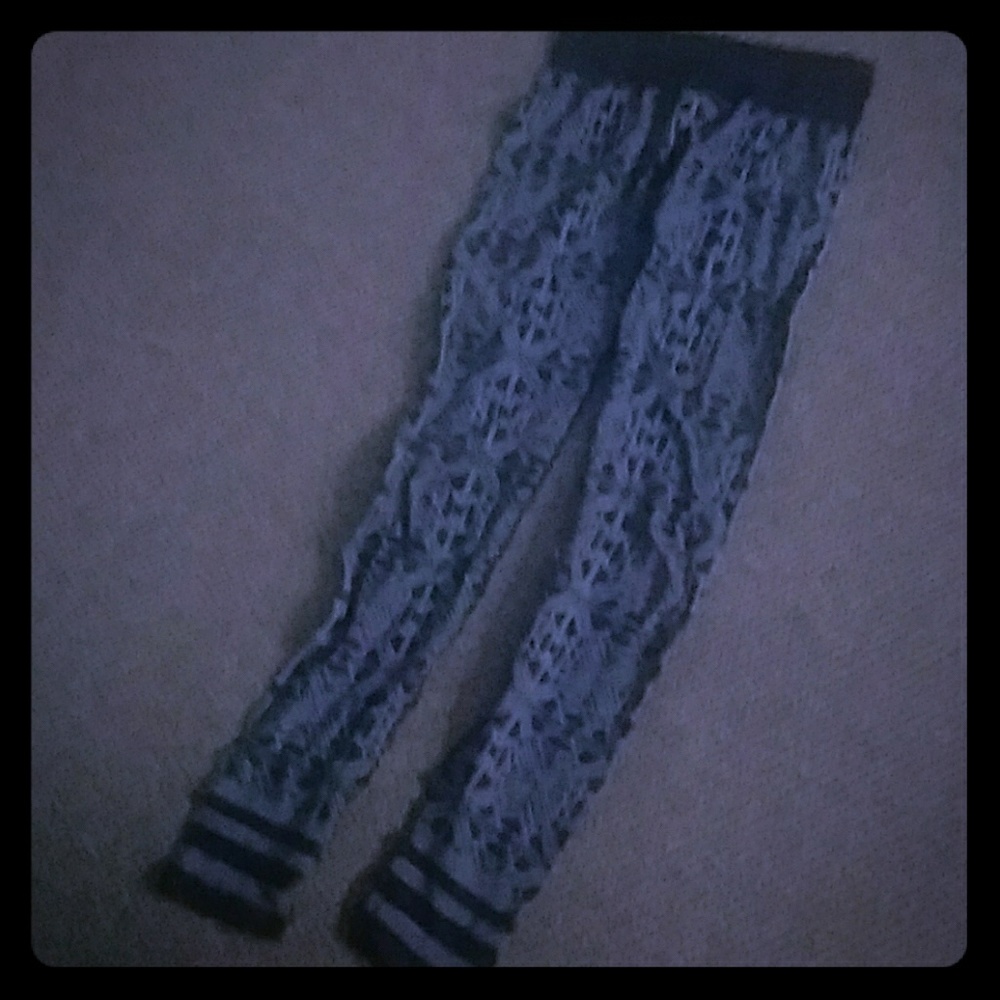 Black and white  pants